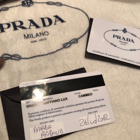 Authentic Prada Saffiano Lux Cammeo and Wallet - Picture 2 of 7
